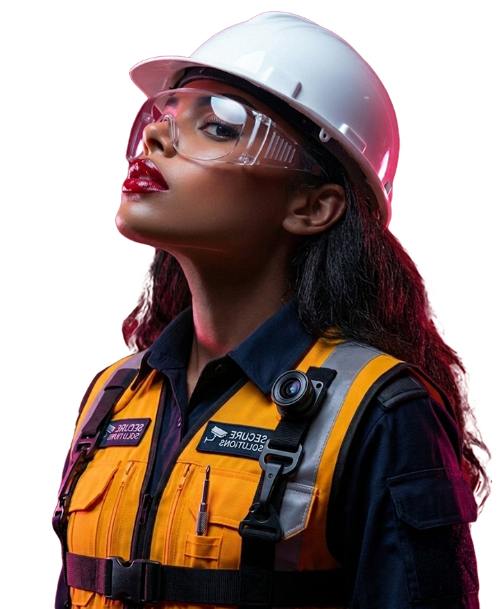 Femme sécurité infrastructure